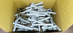 Nail and Plug Assembly(8.0*80.0mm),100pcs/Packet.