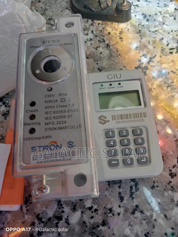Token Meters/Prepaid Sub Meters - main view