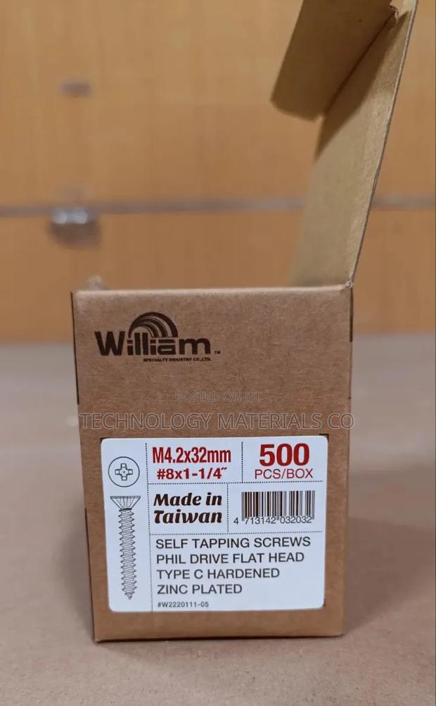 Self Tapping Wall Plug Screw (M4.2*32 Mm),500pcs/Box. - thumbnail 3