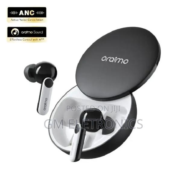 Oraimo Freepods 4 ANC Noise Cancellation Havy Bass(BLACK)
