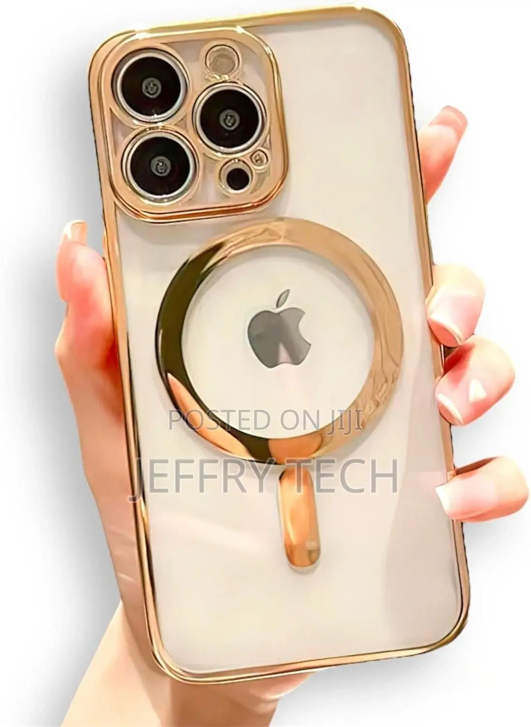 Goldiphone 13 Pro With Magnetic Ring Compatible With Magsafe