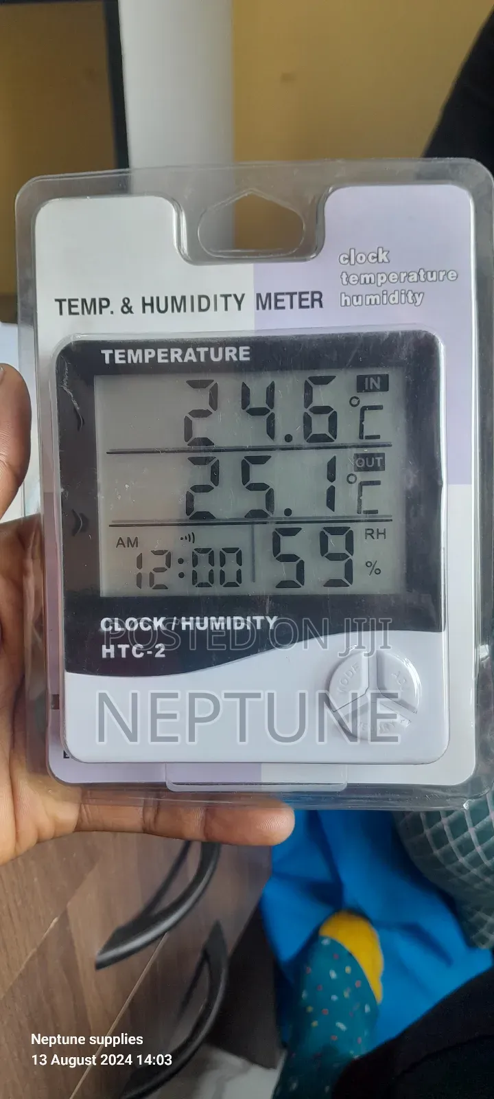 Clock Humidity/Hygrometer/HTC 2