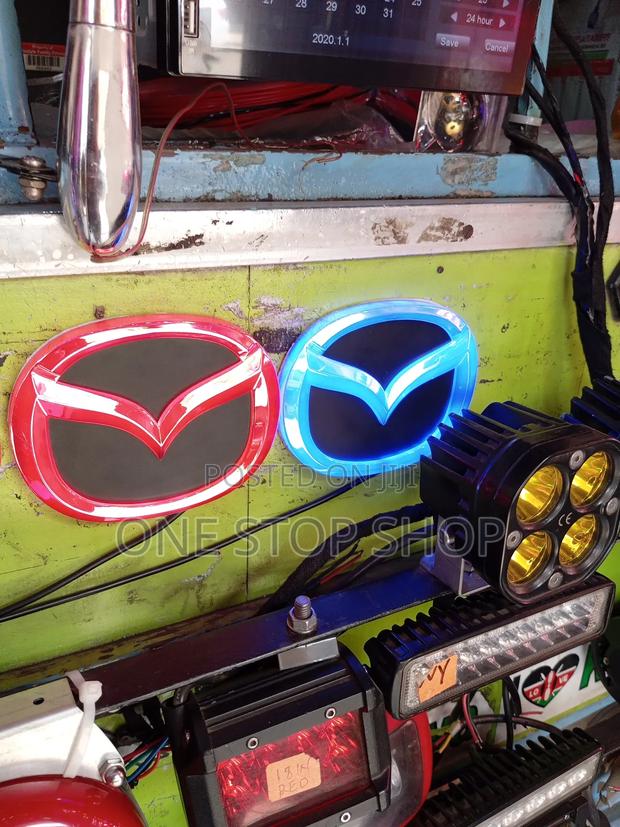 Mazda Grill or Boot Logo With Red or Blue Light