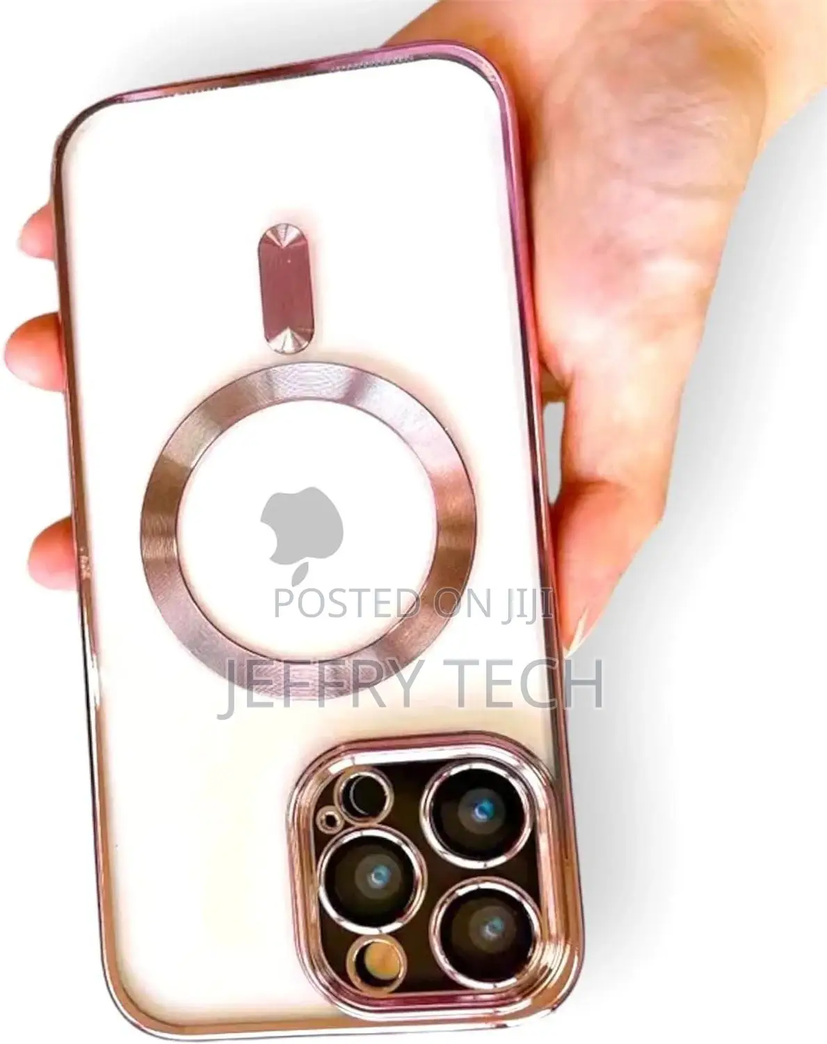 Rose Goldiphone 13 Pro With Magnetic Ring With Magsafe