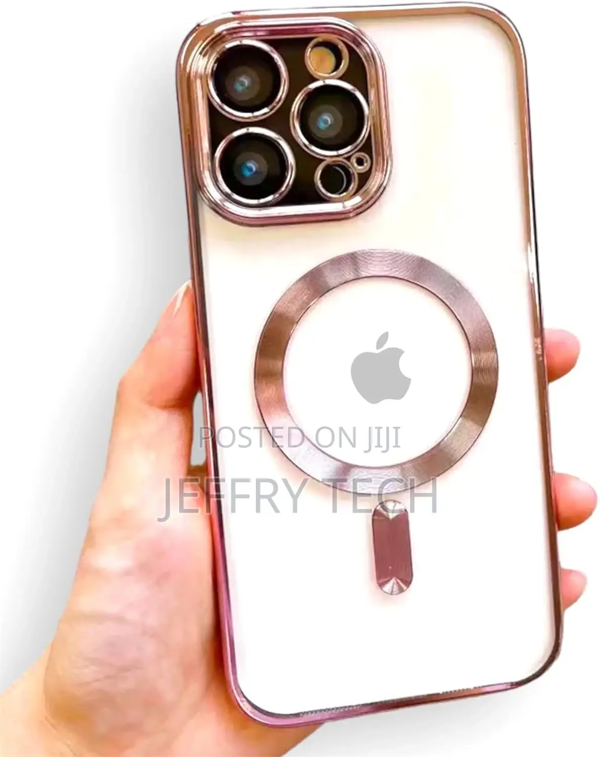 Rose Goldiphone 13 Pro With Magnetic Ring With Magsafe