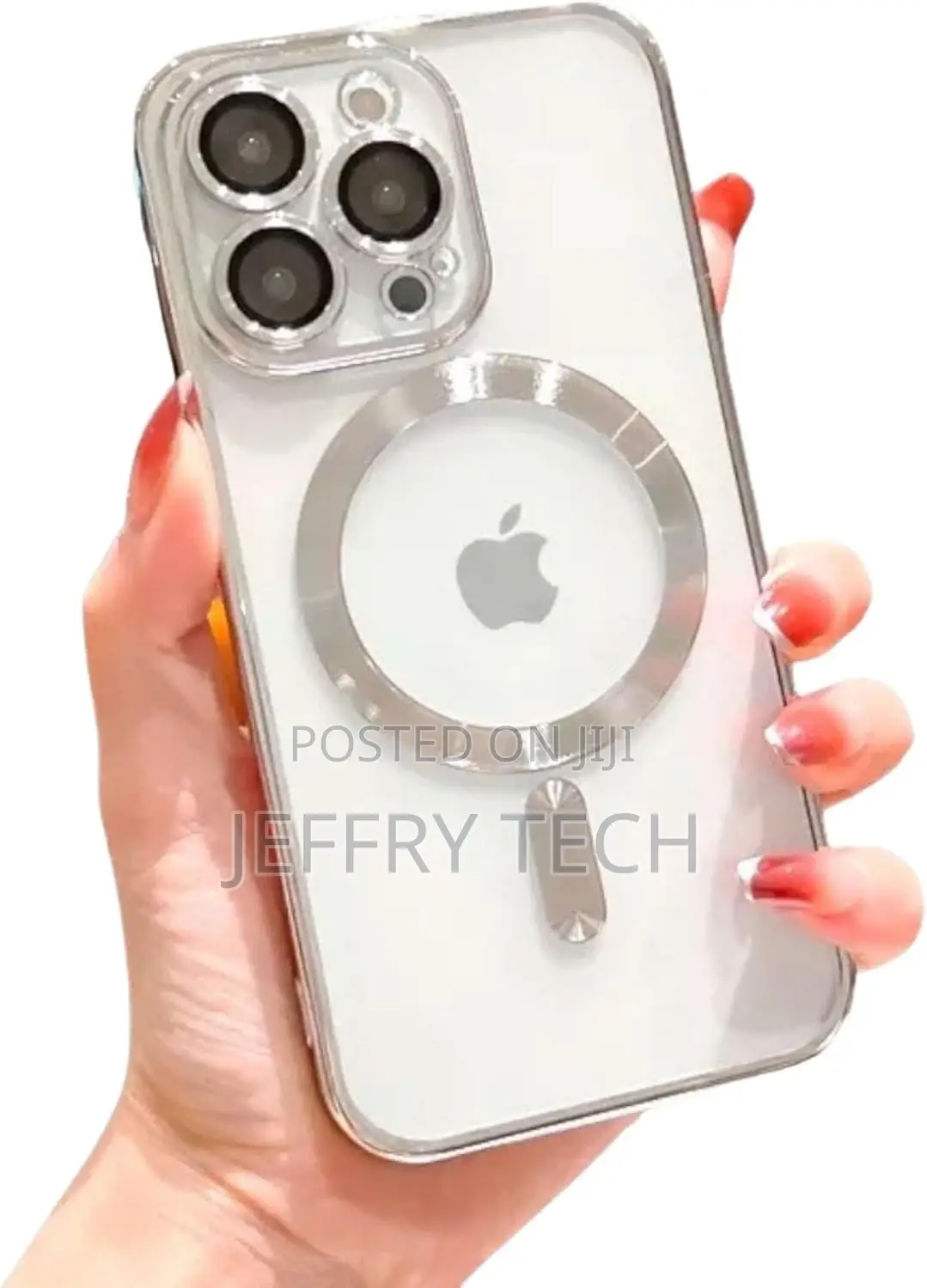 Silver iPhone 13 Pro With Magnetic Ring With Magsafe