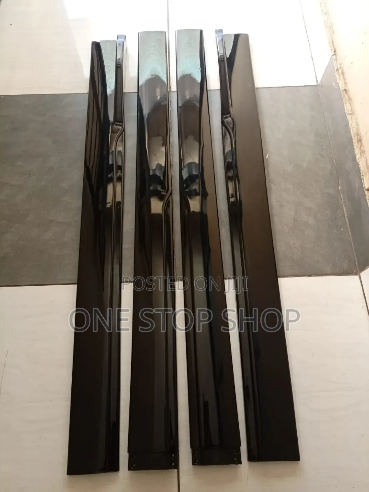 Black Side Skirts Adjustable and Universal Fit