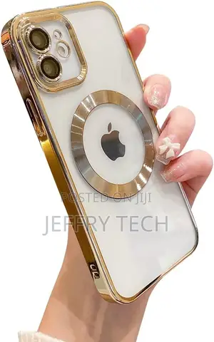 Goldiphone 12 Case Magnetic Clear With Cameralens Protector