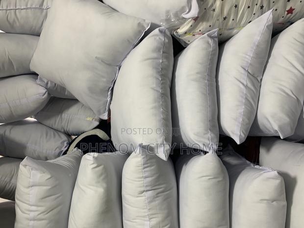 White Fibre Pillows Available - main view