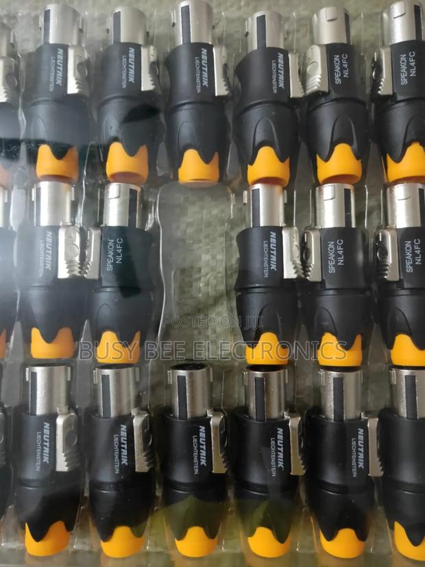 Metallic Speakon Connectors - main view