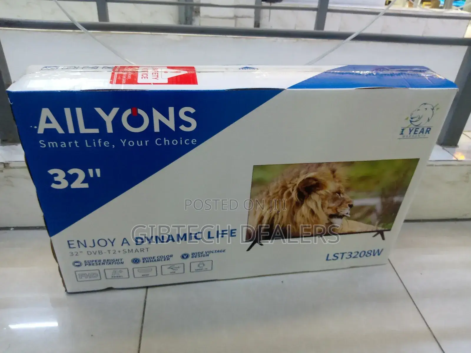Ailyons 32" Frameless Smart Android Tv