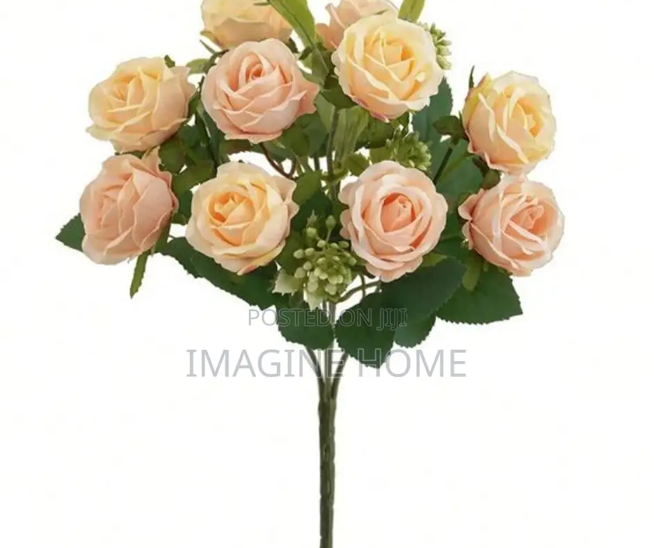 White/Blue Flowers Artificial Roses