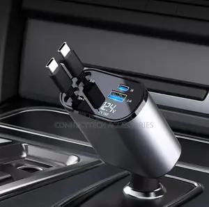 Green Lion 4 in 1 Retractable Car Charger