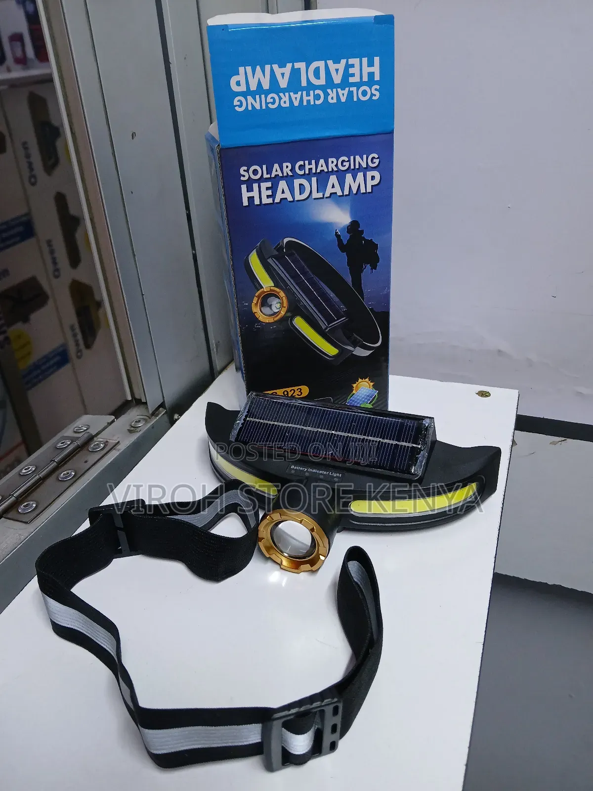 Solar Charging Headlamp for Cycling T93 Head Torch