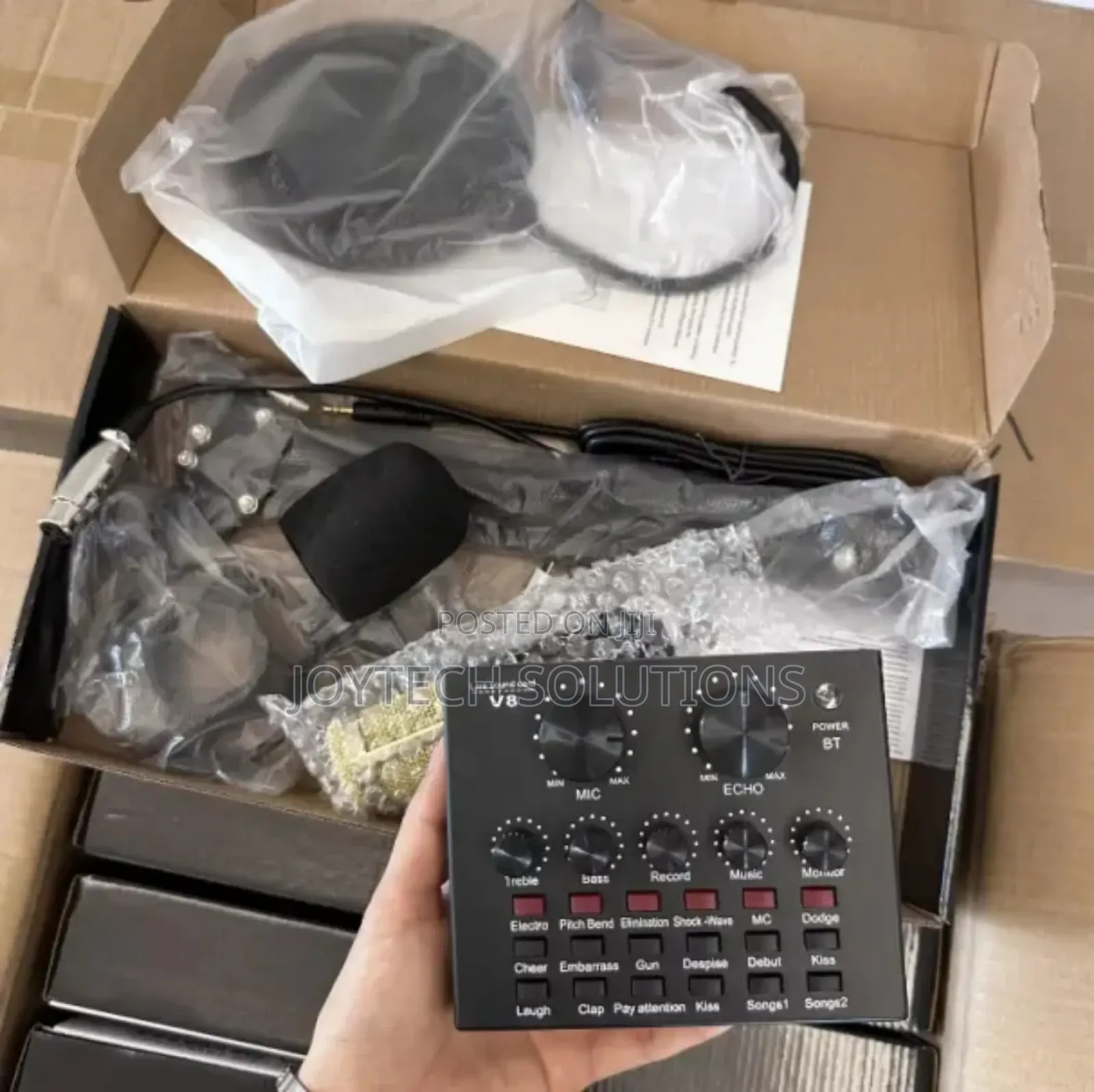 Condenser Microphone With Sound Card