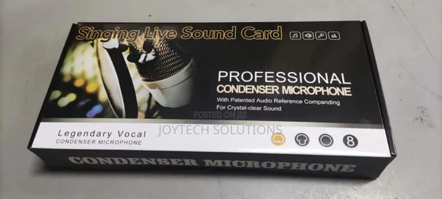 Condenser Microphone With Sound Card High Quality - thumbnail 3