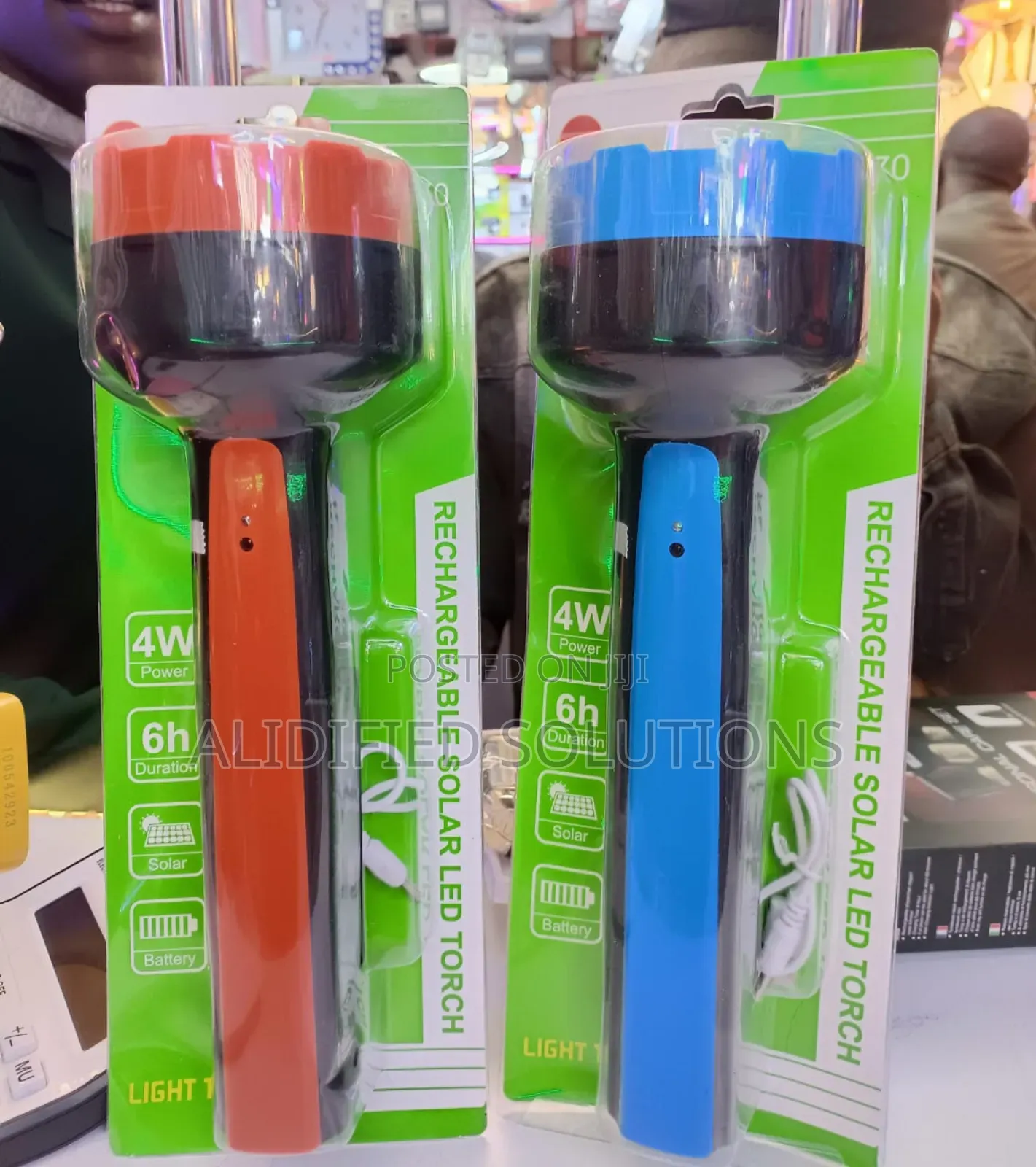 Rechargeable Solar Led Torch