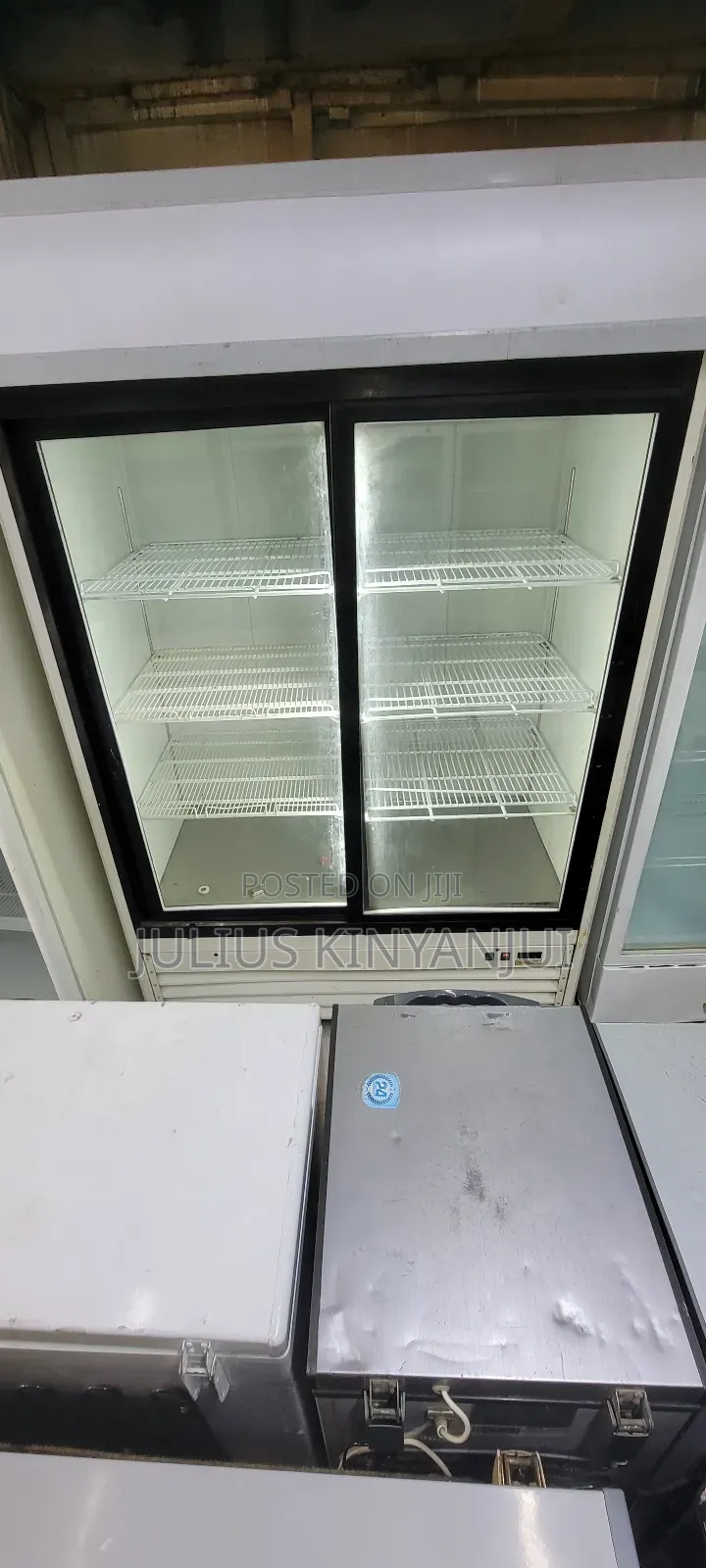 Double Door Fridge Display
