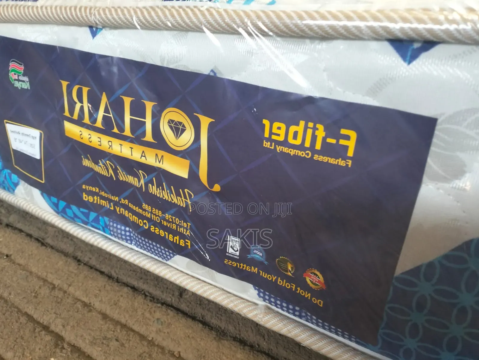Fibre 4*6*8 Johari Mattresses! Heavy Duty Quilted