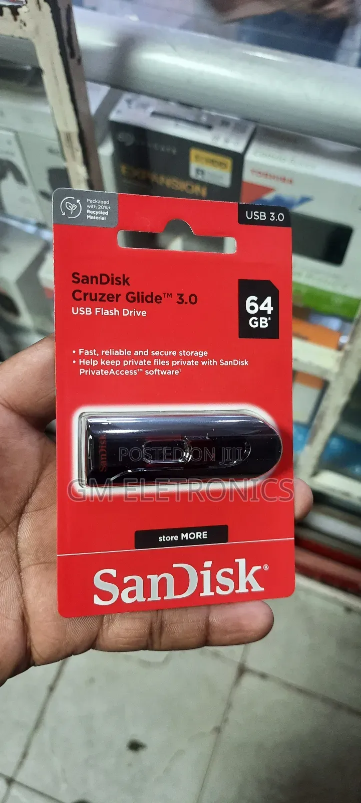 Sandisk Cruzer Glide 3.0 64gb Usb Flash Drive