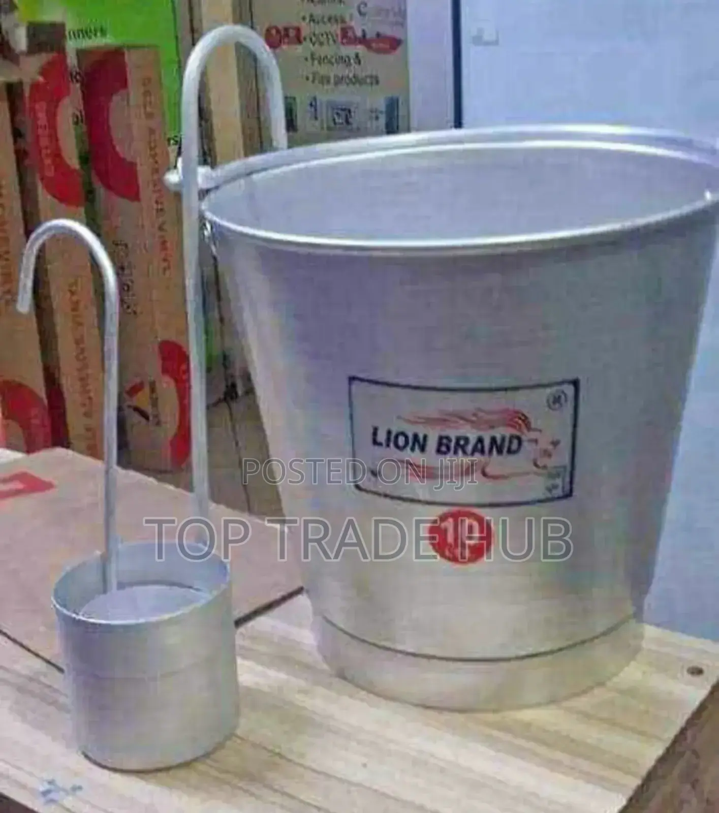 Lion Brand Aluminium Milking Bucket 10L