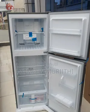 Fridge, 202L Mika Refrigerator No-Frost Dark Silver