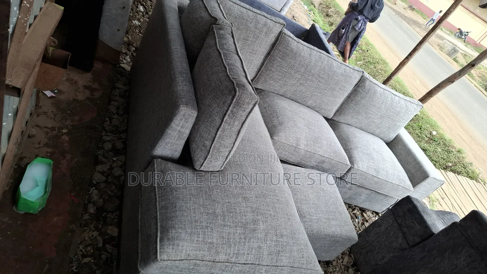 L Shape Sofa and Footrest