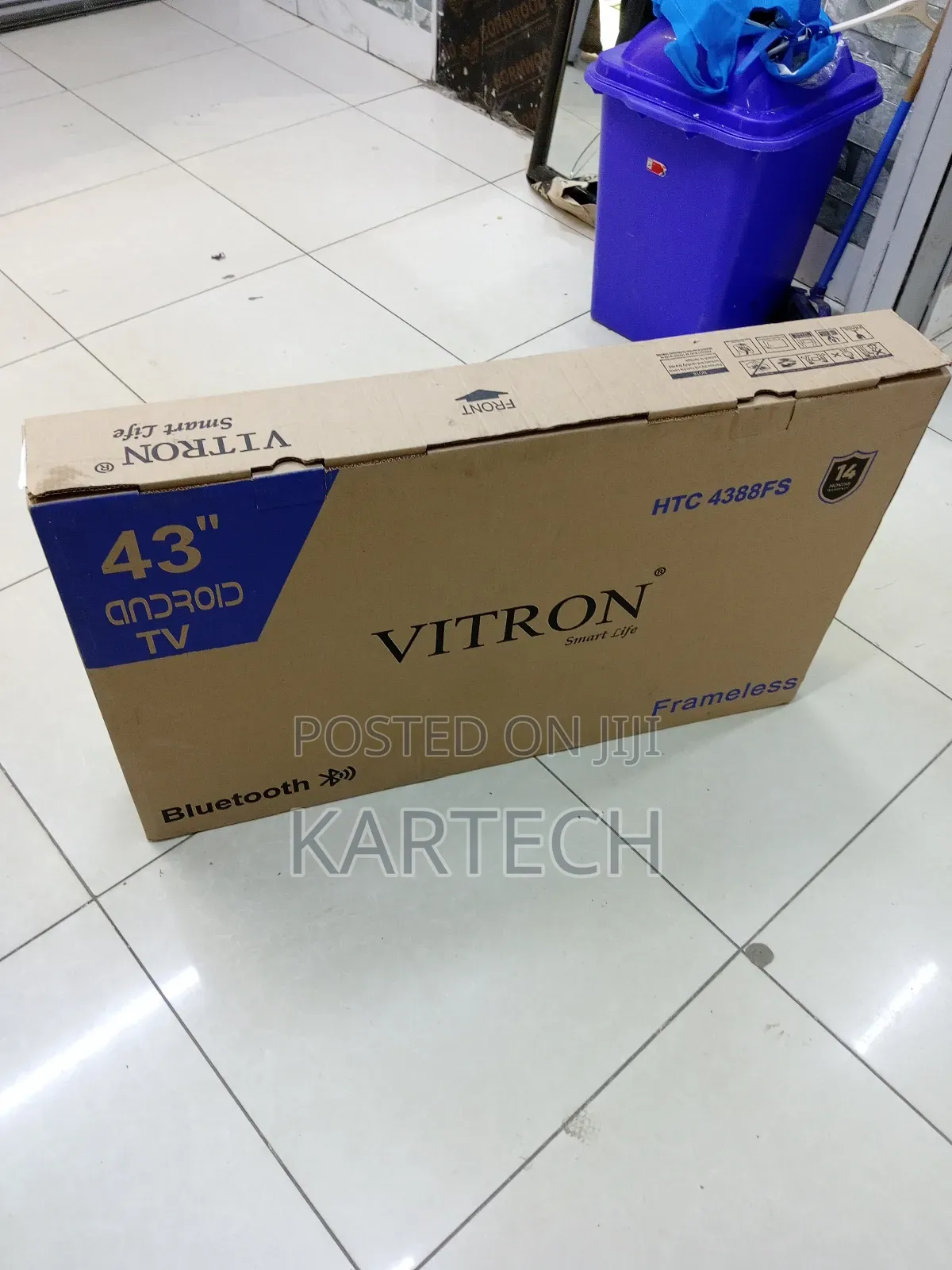 Vitron 43 Inch Smart Android Tv With Bluetooth, Netflix