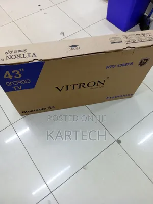 Vitron 43 Inch Smart Android Tv With Bluetooth, Netflix
