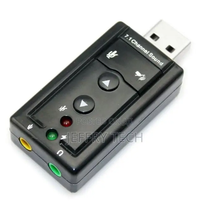 External USB 2.0 7.1 Channel 3D Virtual Audio Sound Card Ada