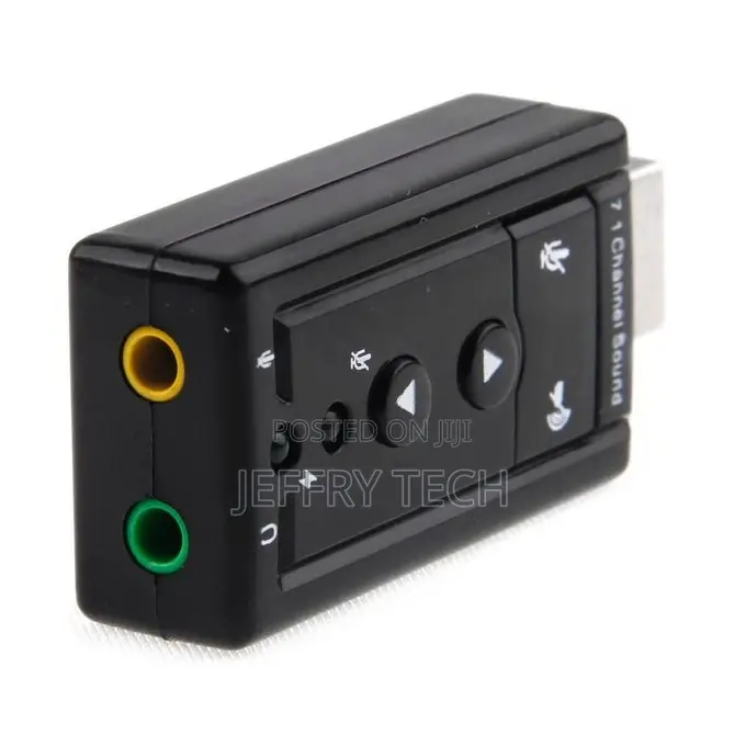External USB 2.0 7.1 Channel 3D Virtual Audio Sound Card Ada