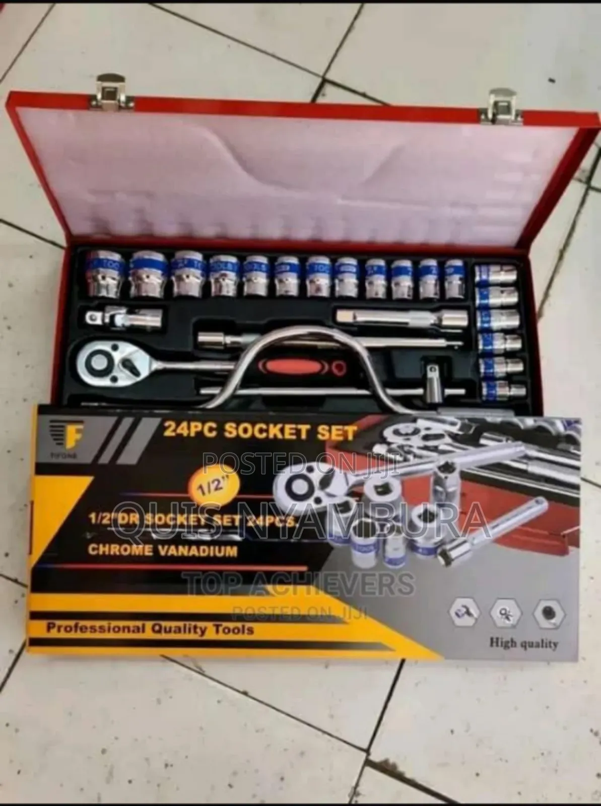 Spanner Set, Vanadium Socket Set 22pcs