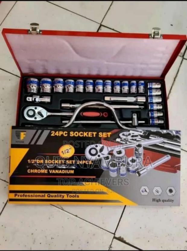 Spanner Set, Vanadium Socket Set 22pcs