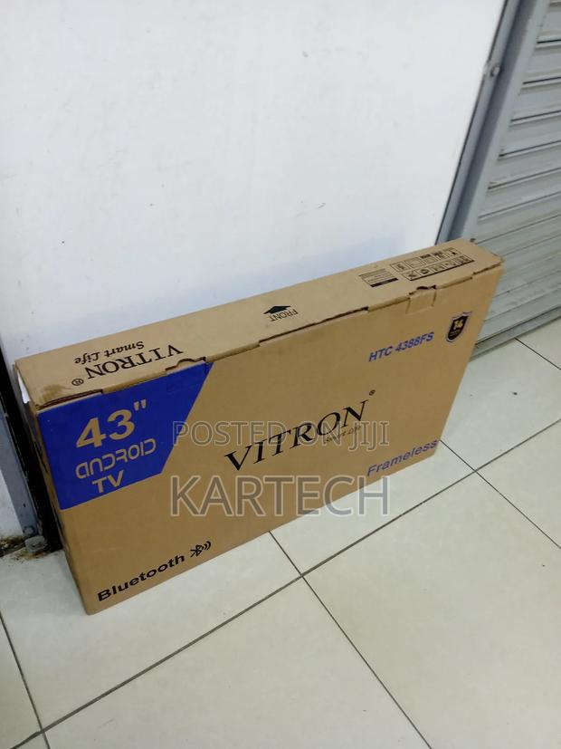 Vitron 43 Inch Smart Android Tv Frameless, Bluetooth 4388fs