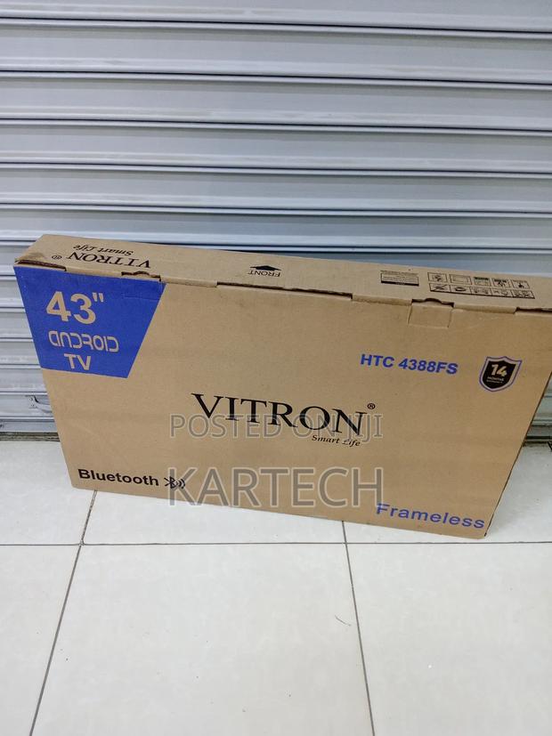 Vitron 43 Inch Frameless FHD Android Tv With Bluetooth - main view