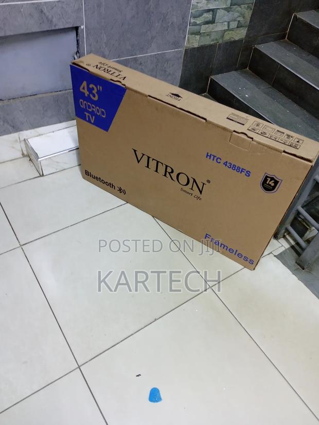 Vitron 43" FHD Led Smart Android Tv With Bluetooth