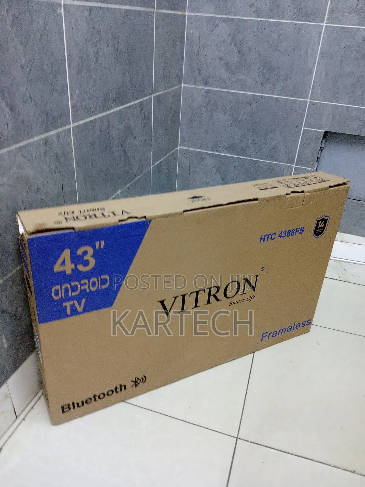 Vitron Frameless FHD Led Smart Android Tv 43"