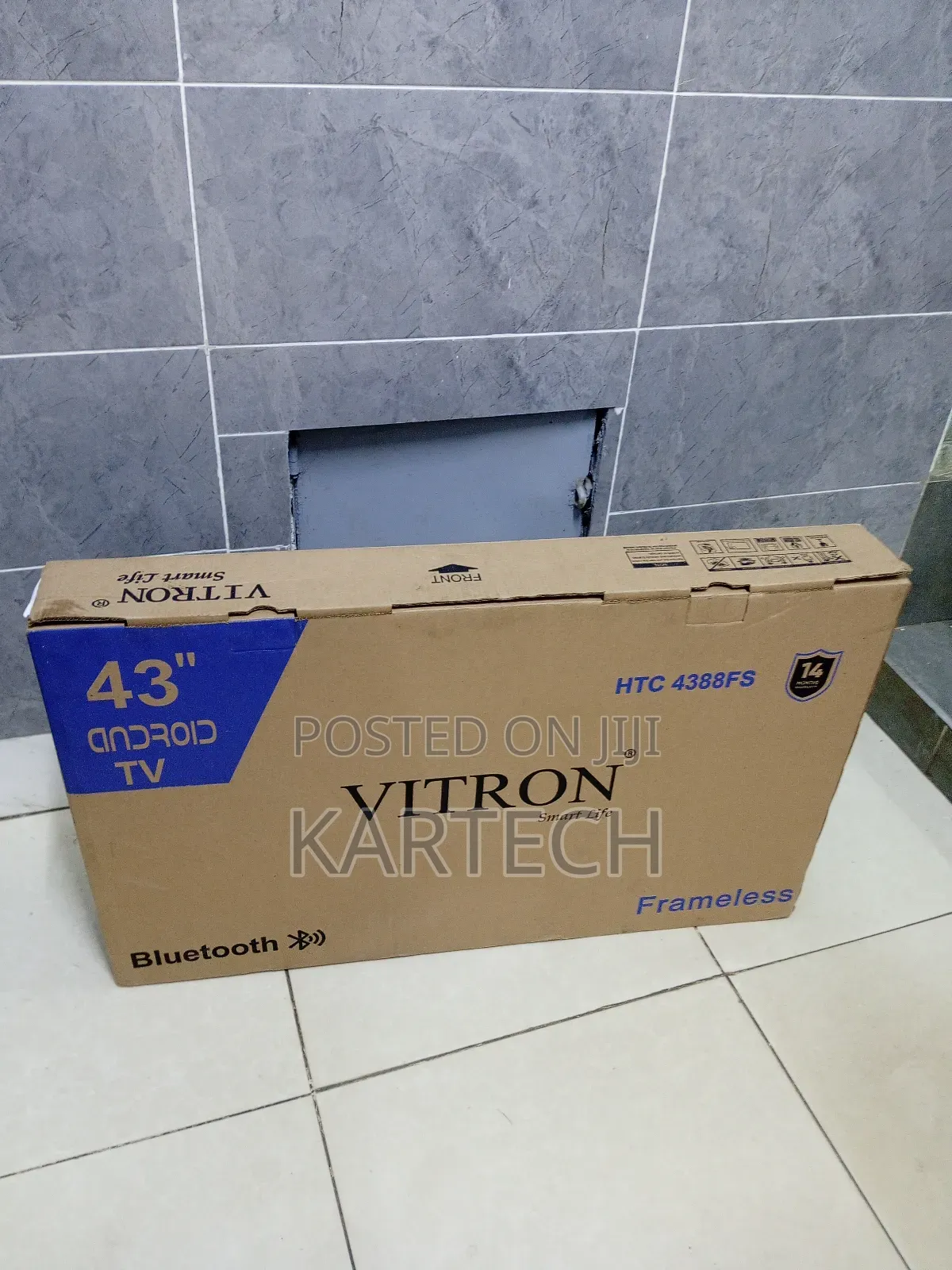 Vitron Frameless FHD Led Smart Android Tv 43"