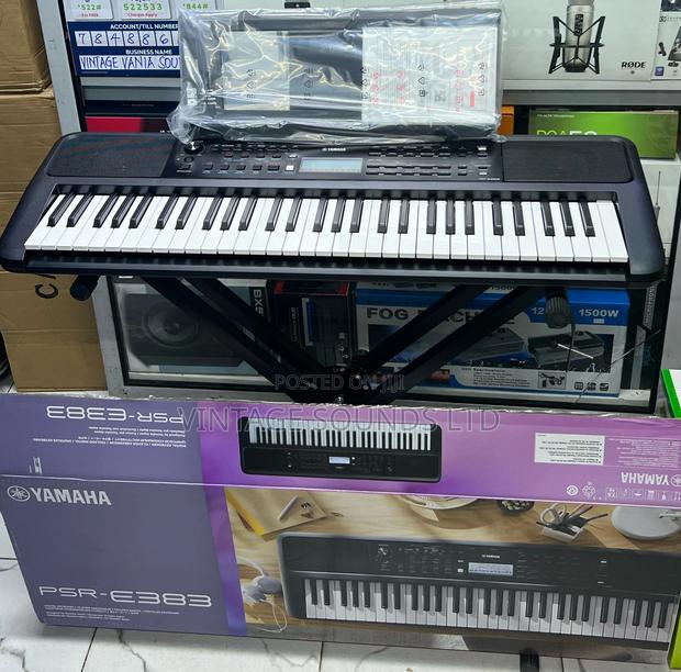 Yamaha PSR-E383 Portable Keyboard 61-Keys. - main view