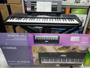 Yamaha PSR-E383 Keyboard W/ USB MIDI Recording Interface