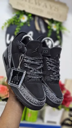 Air Jordan 3 Black Cat Unisex Sneakers