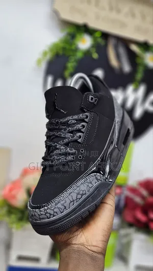 Air Jordan 3 Black Cat Unisex Sneakers