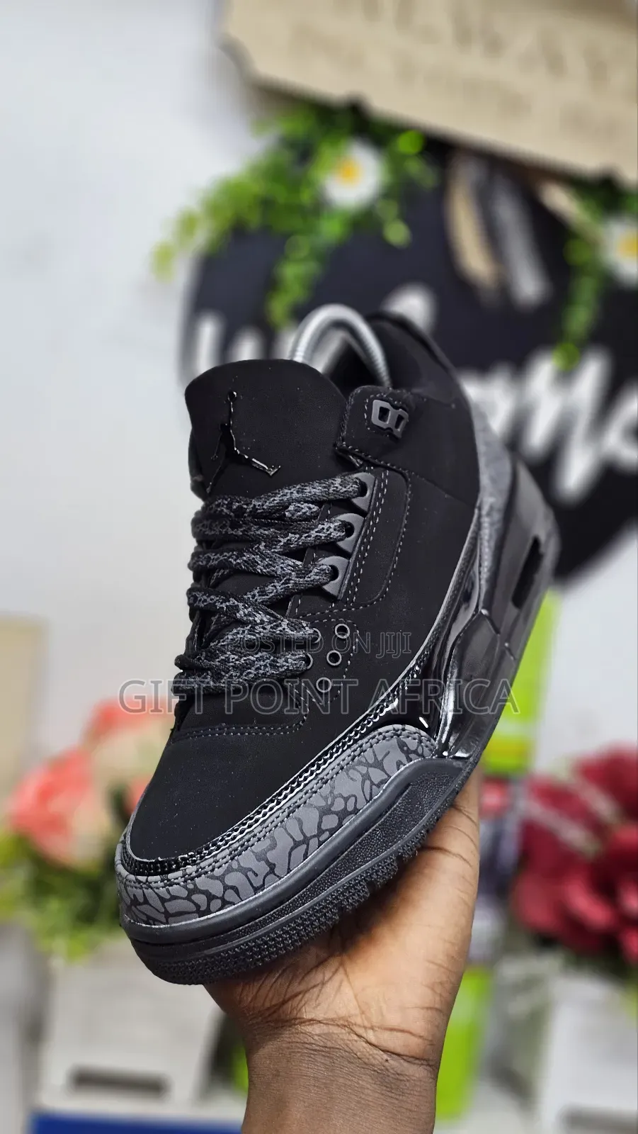 Air Jordan 3 Black Cat Unisex Sneakers