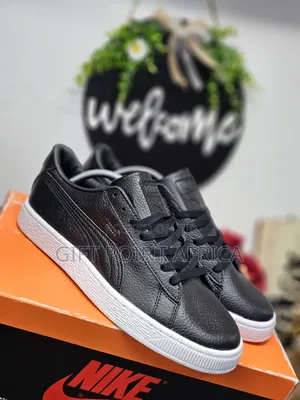 Black Puma Sneakers Shoes for Men