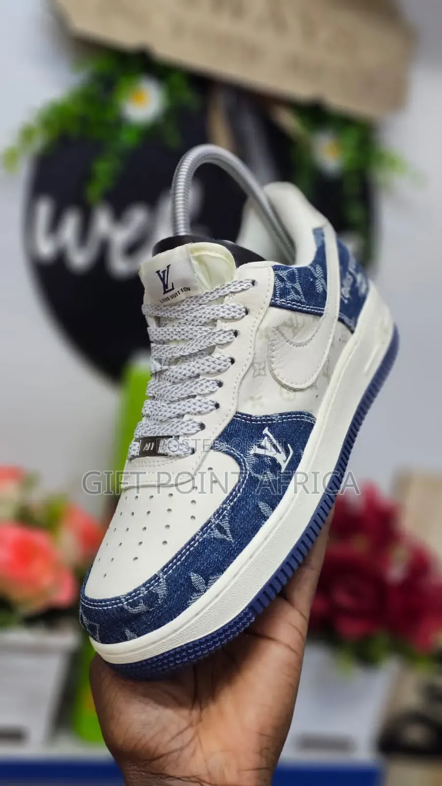 LV Airforce 1 Custom Sneakers