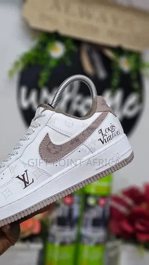LV Airforce 1 Custom Sneakers