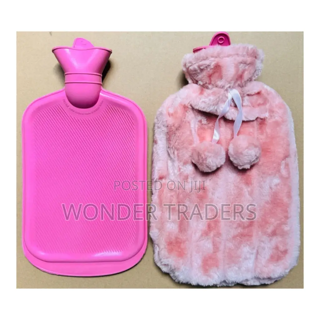 *★Hot Water Bottle With Fur Fleece Cover*