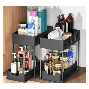 *Double Sliding Under Sink Organizers and Storage - 2 Tier