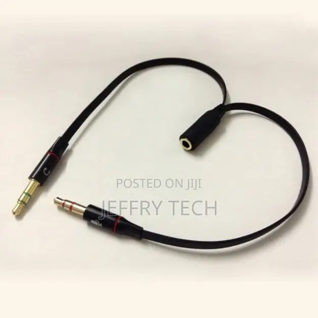 Universal 3.5mm Female To Dual 3.5mm Male Audio Y Split