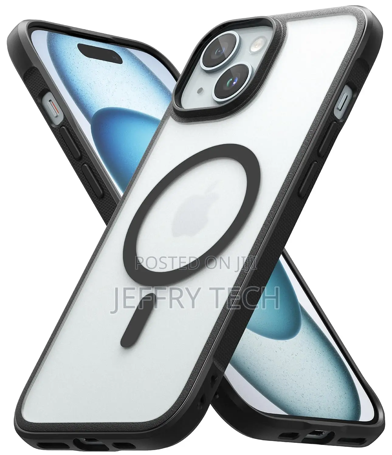 Magnetic Matte Compatible With iPhone 15 Plus Case Cover [St